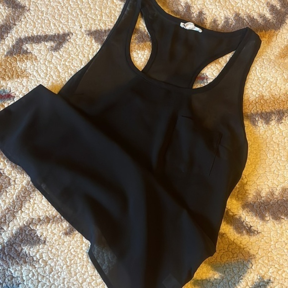 ZenAna Outfitters sheer razorback tank 5/$20